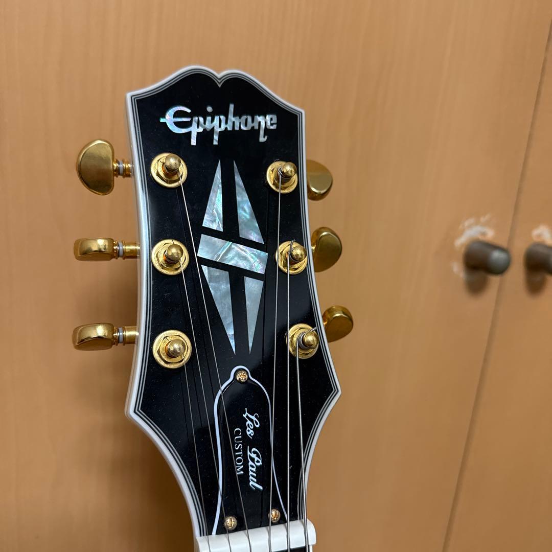 エピフォン レスポールカスタム レフティ ホワイト