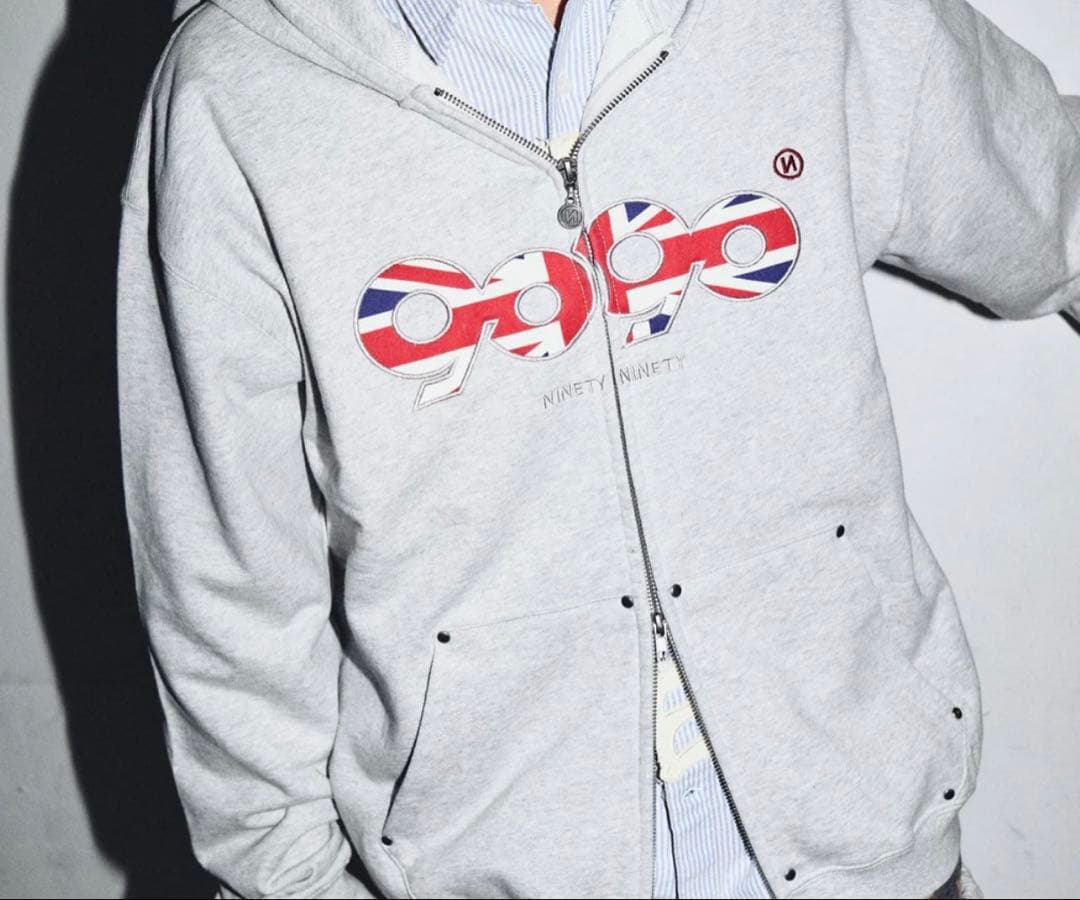 9090 セットアップ　ジップパーカー