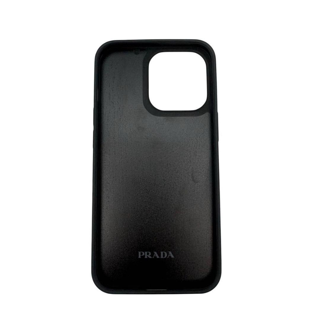 美品 PRADA プラダ iPhoneケース 13pro 三角ロゴ　RFIDタグ