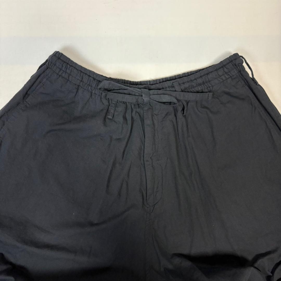 美品 ヨウジヤマモト 製品染め コットン バルーンパンツ サルエル ブラック 3