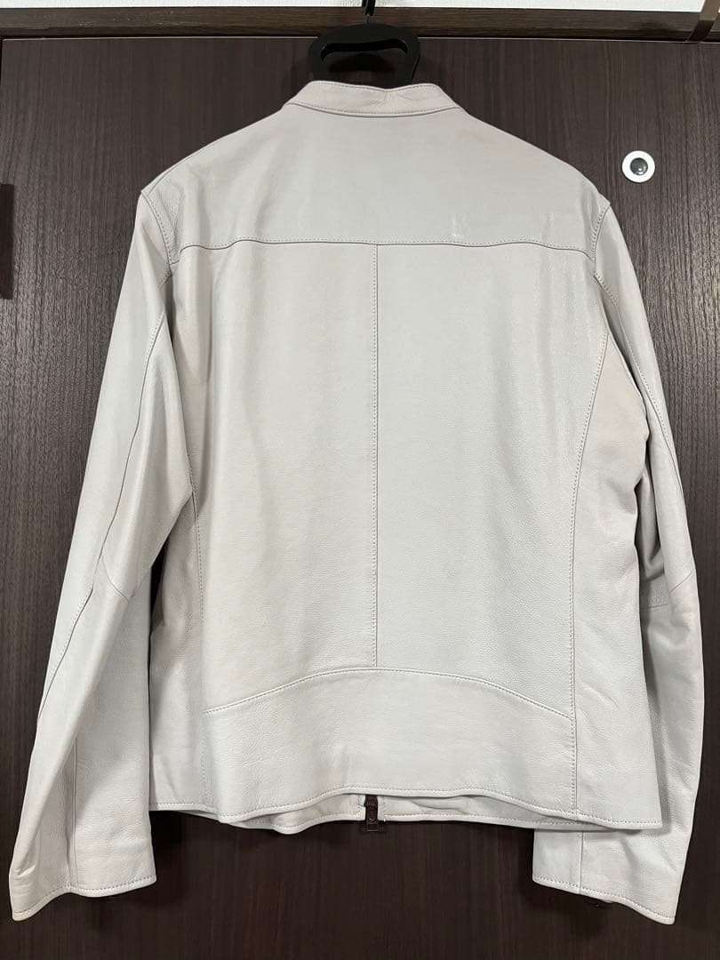 レザーライダースブルゾン　Mサイズ シープレザー