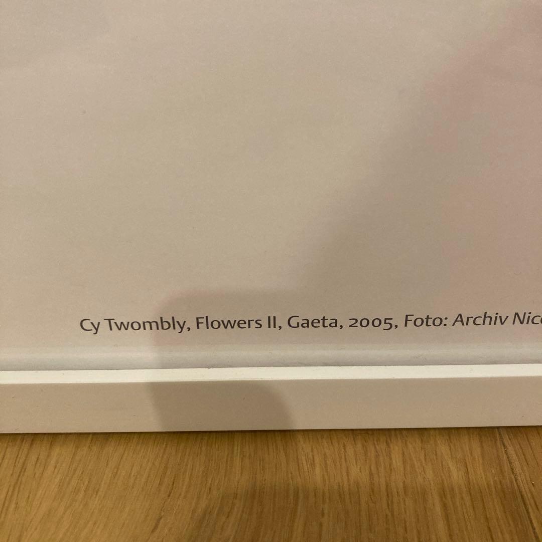 Cy Twombly Flowers Ⅱ ポスター (額装済)