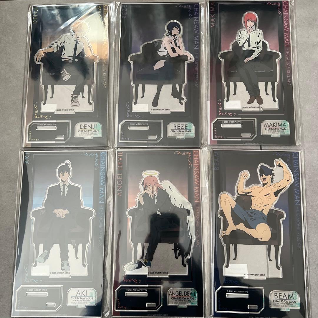 チェンソーマン プラザ レゼ篇 アクリルスタンド　6種　コンプ