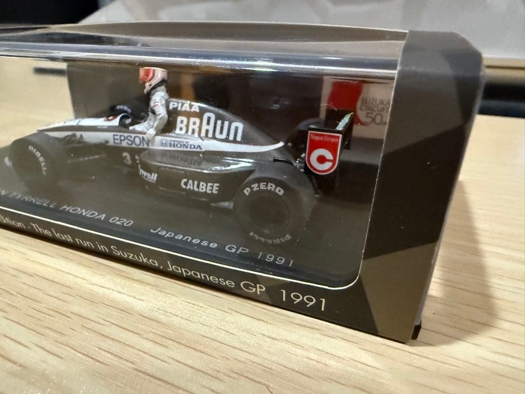 F1 スパーク ティレル ホンダ 020 中嶋悟 鈴鹿レジェンド サイン入り