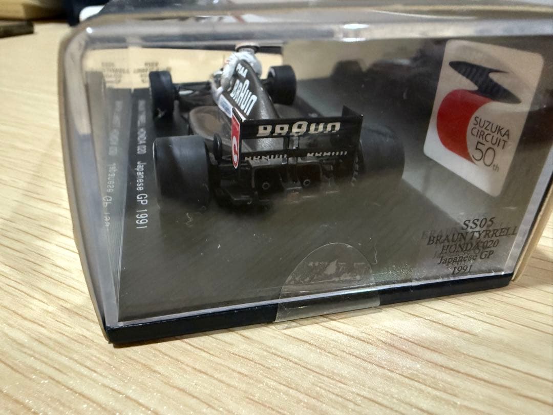 F1 スパーク ティレル ホンダ 020 中嶋悟 鈴鹿レジェンド サイン入り