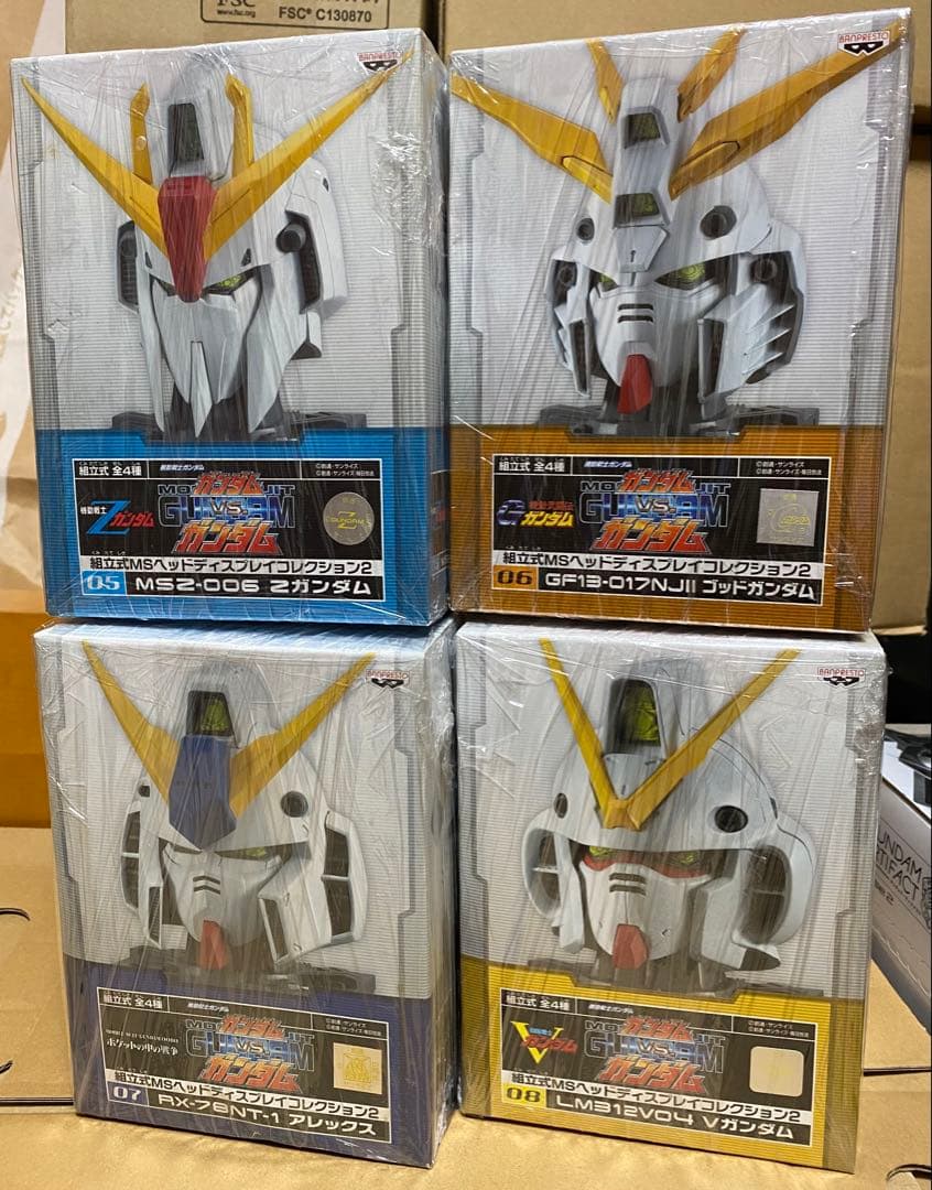 新品未開封　組立式MSヘッドディスプレイコレクション２