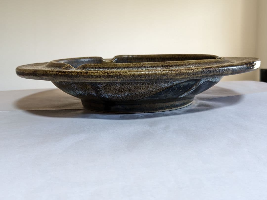 ♦民藝 益子焼 用の美 絶品！灰皿 水盤 花器 コレクション 骨董品アンティーク