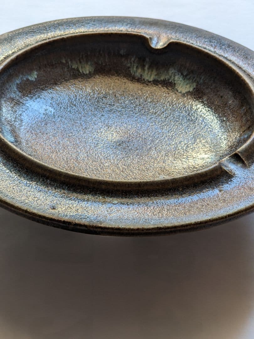 ♦民藝 益子焼 用の美 絶品！灰皿 水盤 花器 コレクション 骨董品アンティーク