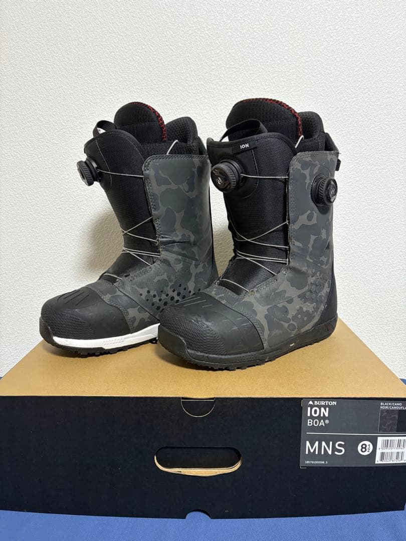 BURTON ION BOA ダブルボア ブラックカモ 26.5cm