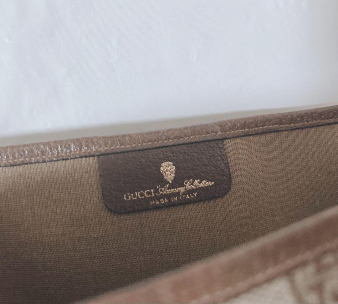 GUCCI　トートバッグ　GGスプリーム　肩掛け　A4収納可