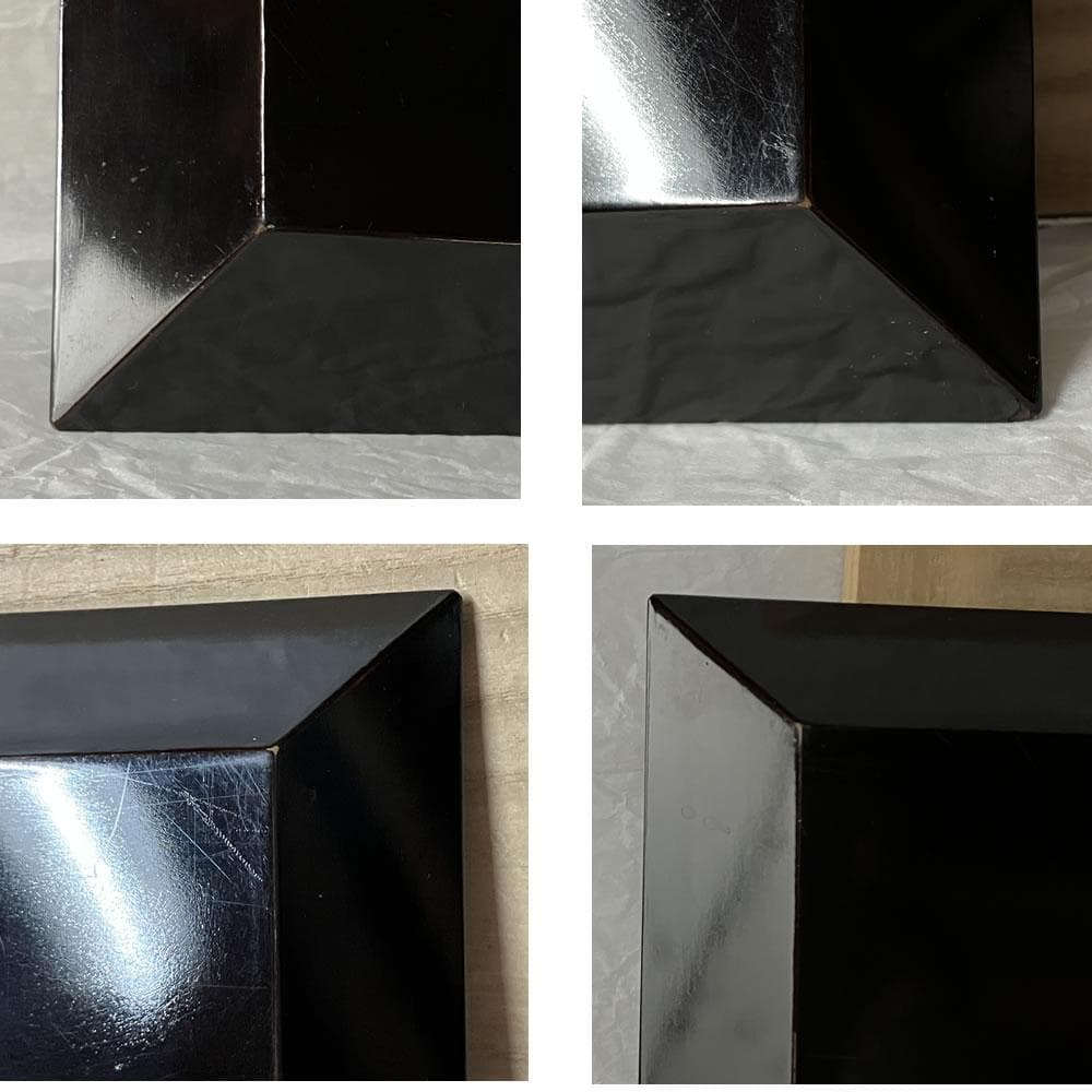 F1405 中村宗哲 蒔絵 四方盆 共箱 木製 蒔絵盆 香盆 茶道具