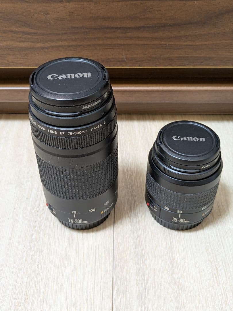 Canon EFレンズセット 35-80mm / 75-300mm