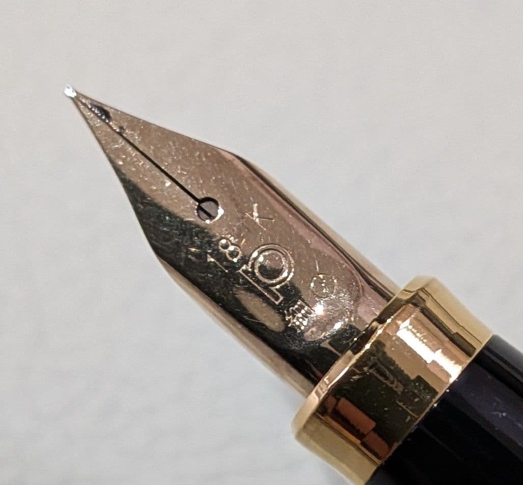 PLATINUM　蒔絵「鴨と紅葉」 　ペン先18K