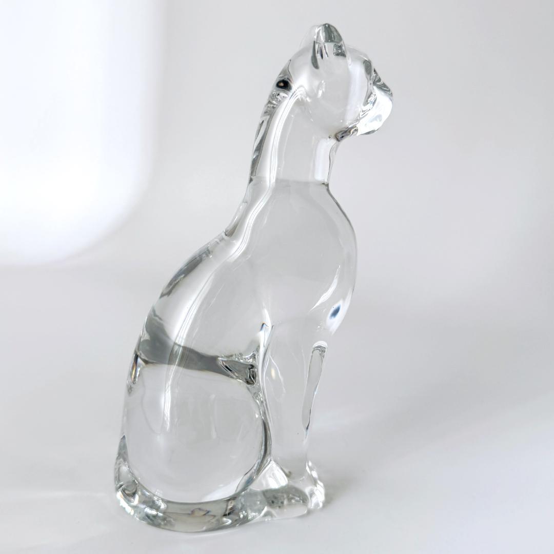 【バカラ】動物 猫 エジプト エジプシャンキャット 置物 インテリア★金運★幸運