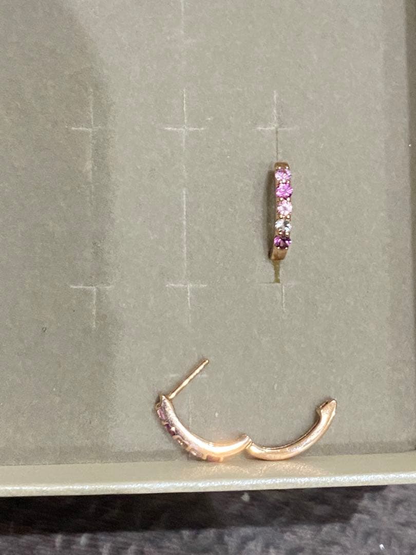 専用　TSUTSUMI K10 PG フープピアス　中折れ　箱無し