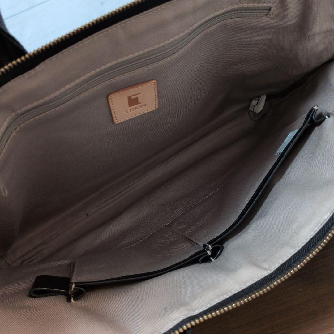 TRION　トライオン　ビジネスバッグ　ブリーフケース　薄マチ　極美品　メンズ