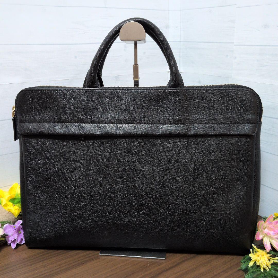 TRION　トライオン　ビジネスバッグ　ブリーフケース　薄マチ　極美品　メンズ