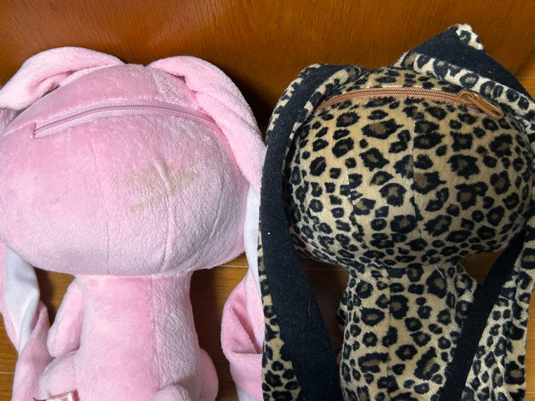 d*2様 汎用うさぎ ヒョウ柄 ぬいぐるみ