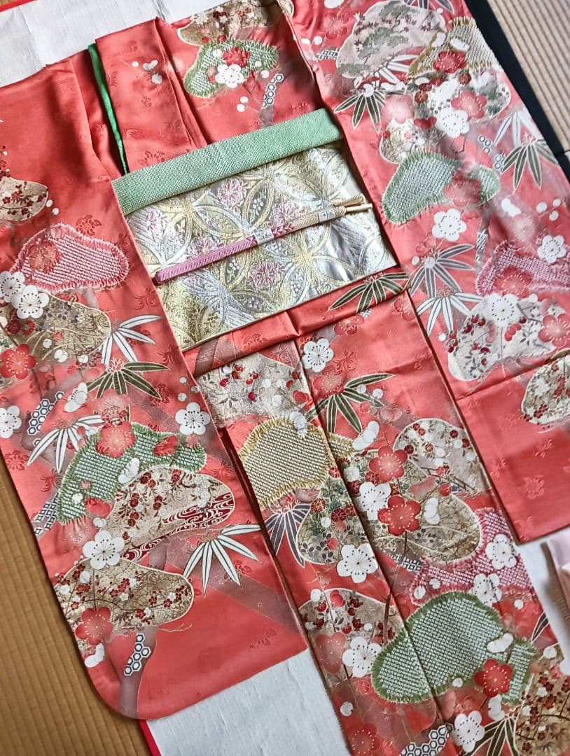 そごう誂　正統派　上質　高級振袖フルセット　川島織物帯　トール169 裄68