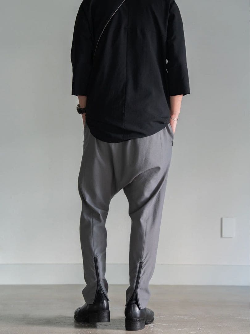 PRY シュウト Drawstring Sarouel Zip Pants