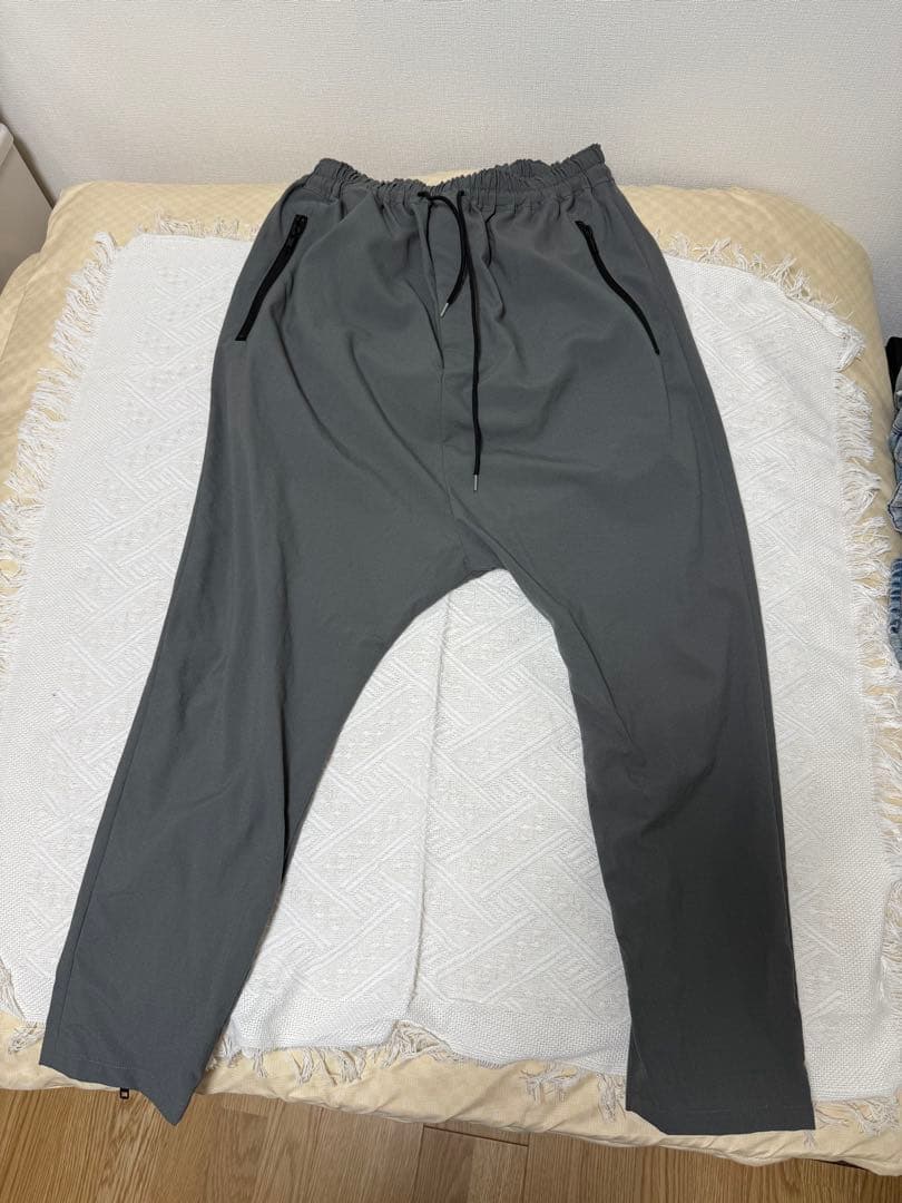 PRY シュウト Drawstring Sarouel Zip Pants