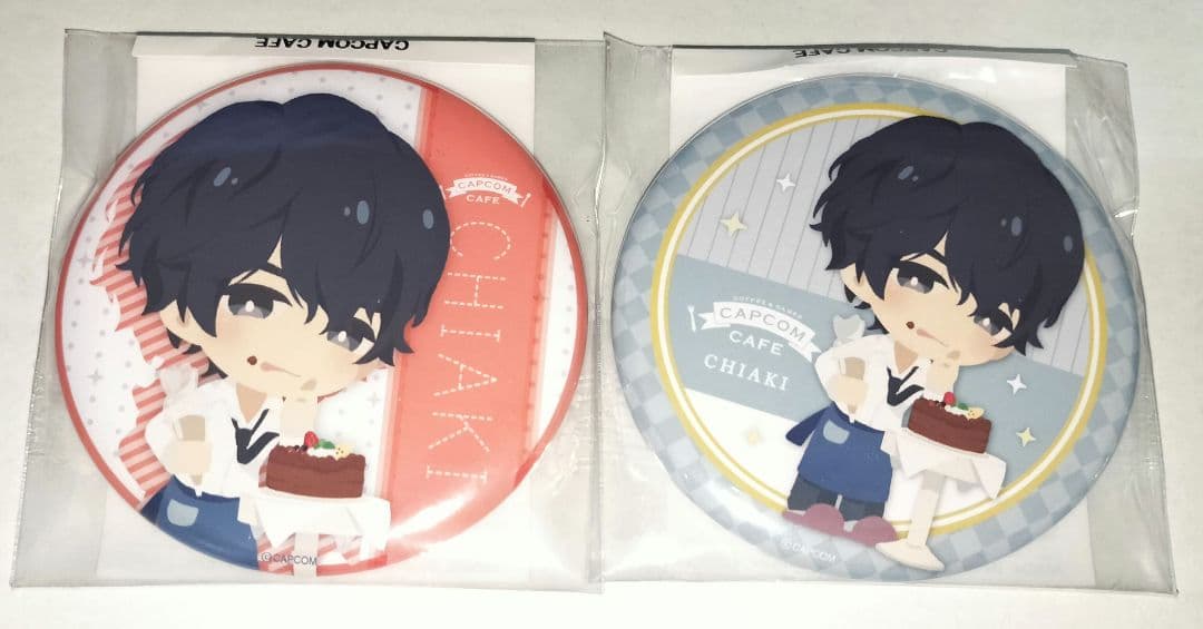 囚われのパルマ チアキ 缶バッジ セット カプコンカフェ 店員
