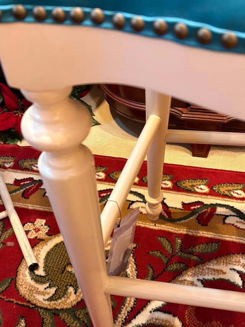 最終値下！ヴィンセント　ターコイズブルー　ハイチェア￼