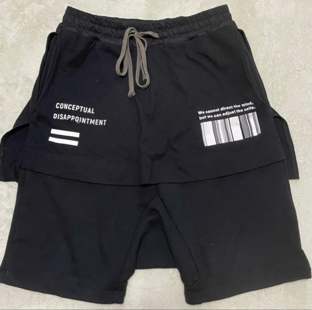 A.F ARTEFACT / 21SS ドッキング サルエルパンツ　ブラック　M