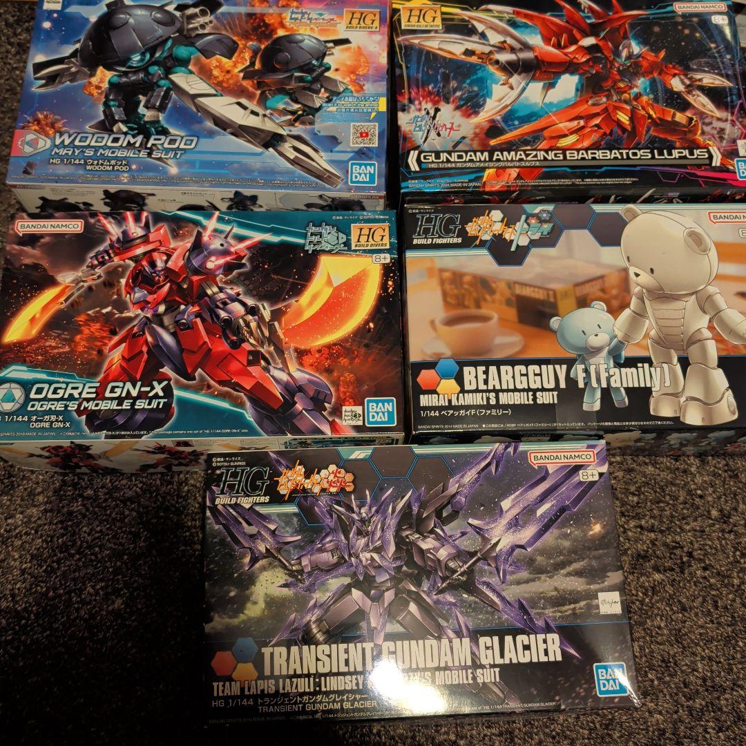 HG ガンダムビルド 5点セット