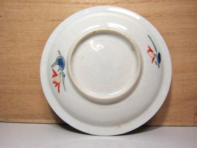 ★　13代柿右衛門　錦牡丹絵皿　五客★x617