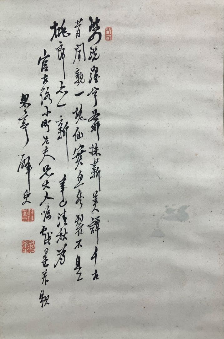 児玉果亭【猿】紙本　掛軸