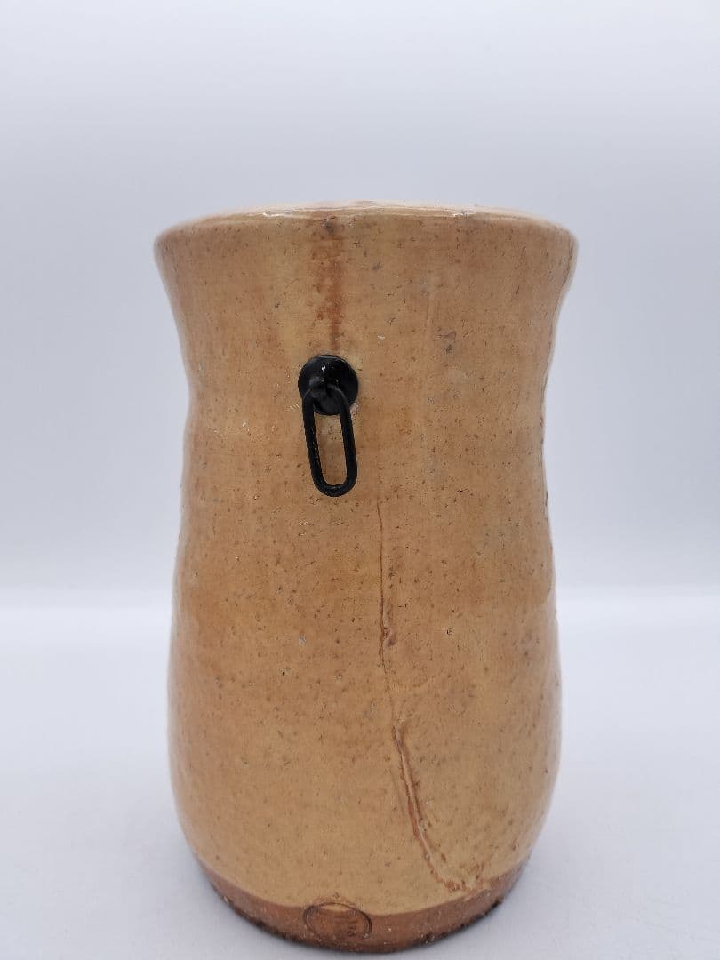 c277【新品・未使用】花入 萩掛 坂倉正治 木箱 茶道具