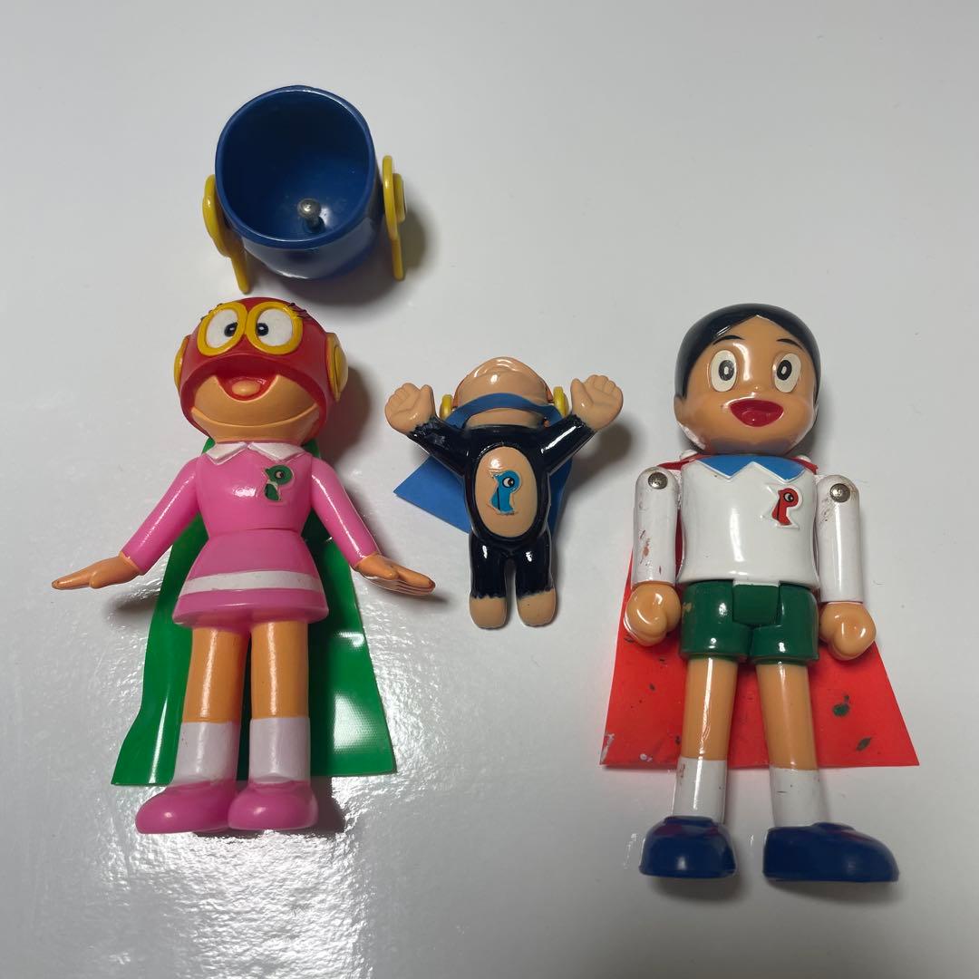 昭和レトロ　バンダイ　ヴィンテージ　超合金　グルグル　パーマン1号2号パー子3号