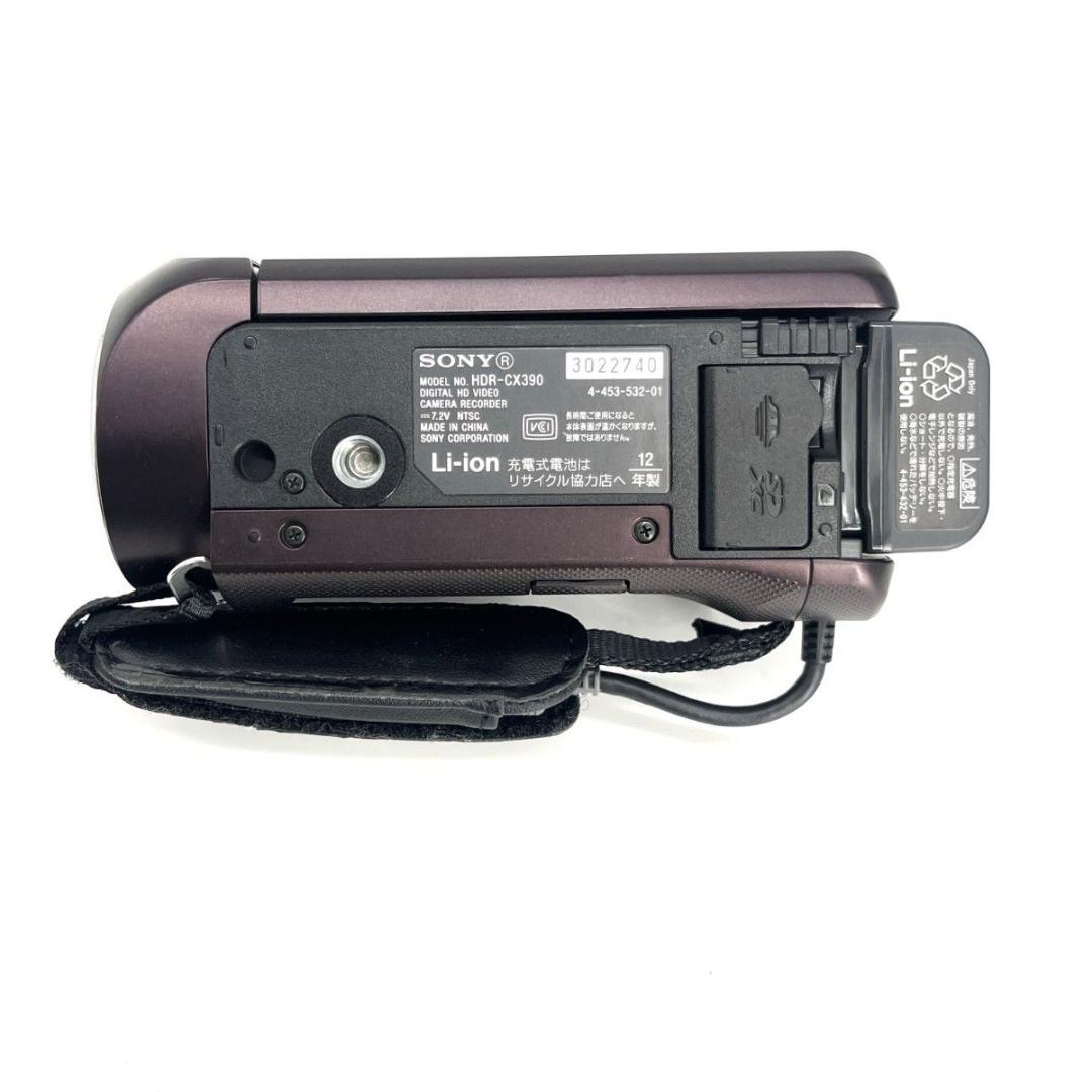 【極美品】SONY Handycam HDR-CX390 ボルドーブラウン