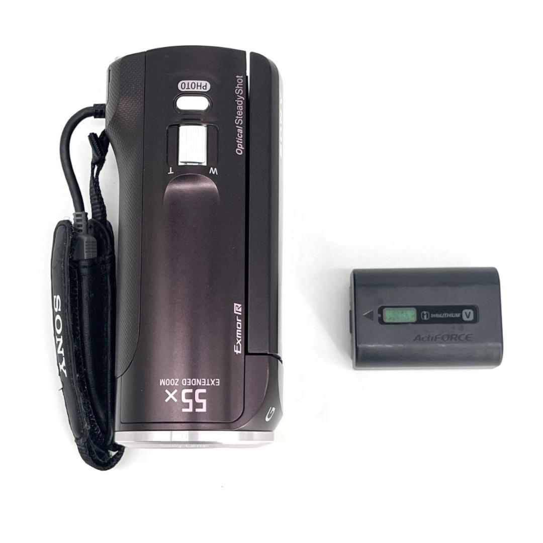 【極美品】SONY Handycam HDR-CX390 ボルドーブラウン