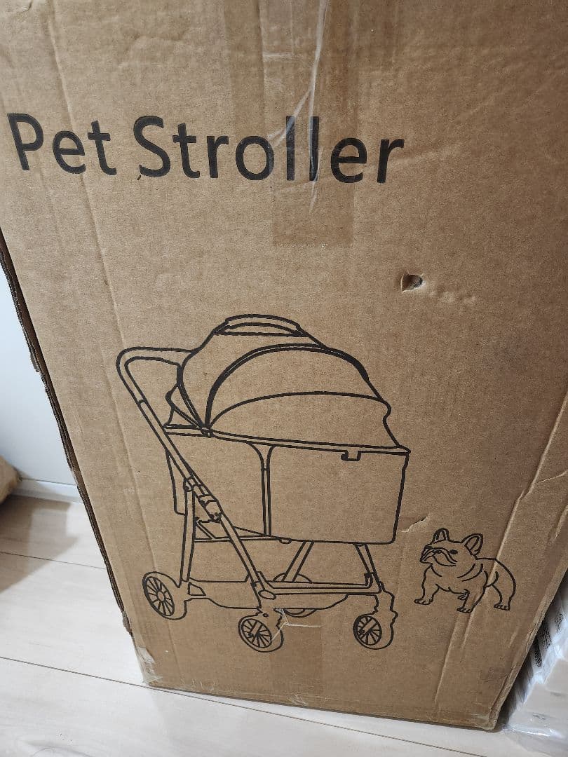 MILA&LOUIS ペットカート分離型 軽量 犬 猫　折り畳み フックなど付属