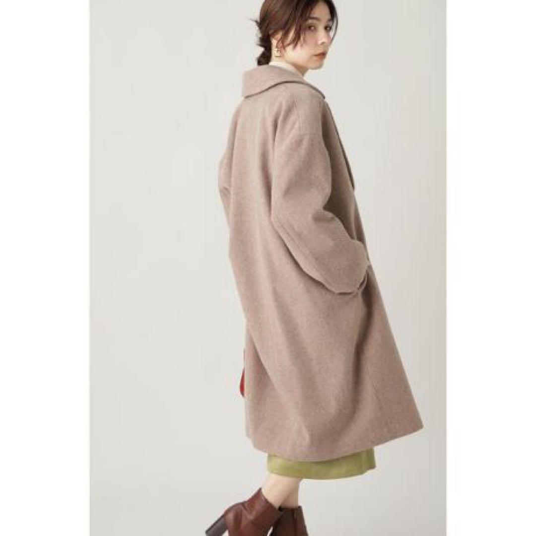 新品タグ付エヌナチュラルビーバーメルトンコート定価23100円