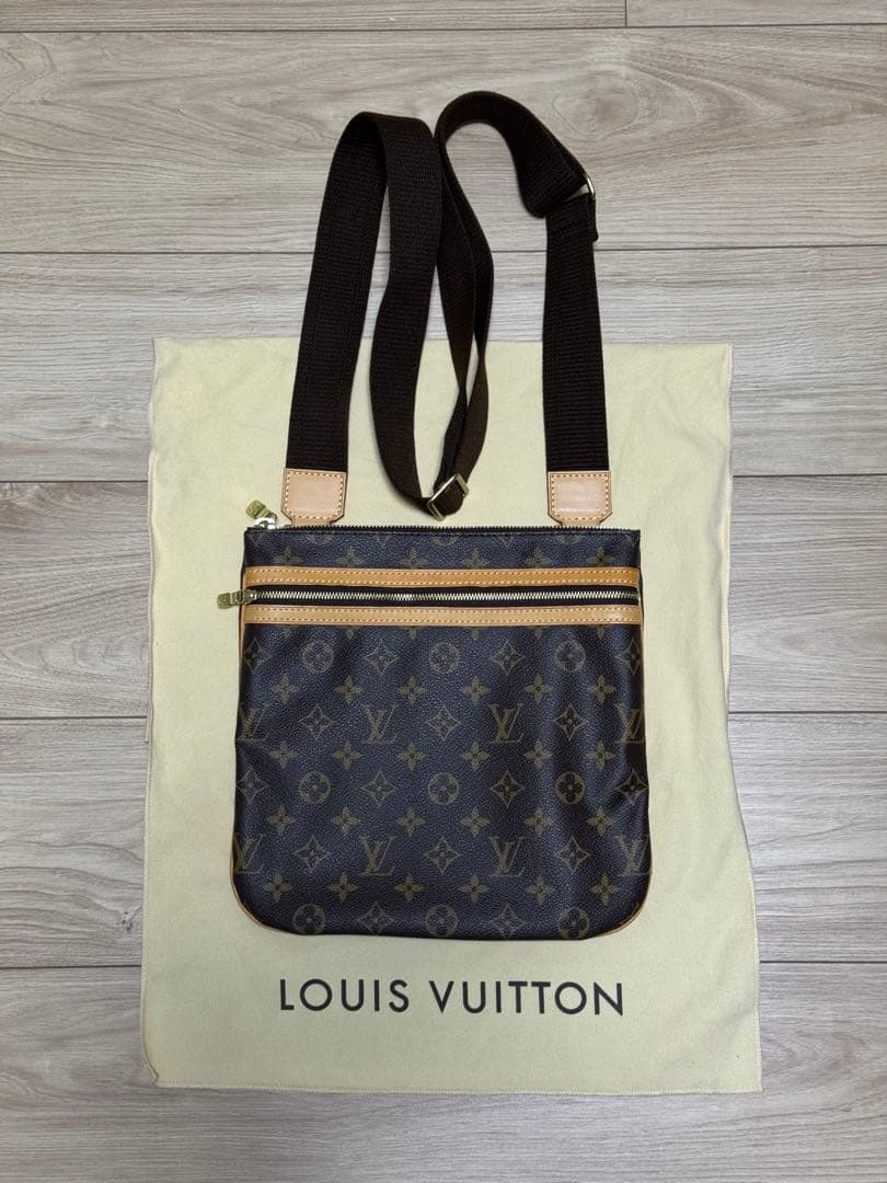 ルイヴィトン ショルダーバッグ モノグラム ポシェットボスフォール 極美品