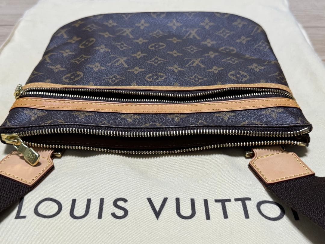 ルイヴィトン ショルダーバッグ モノグラム ポシェットボスフォール 極美品