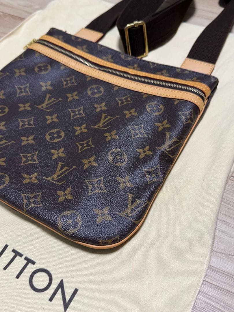 ルイヴィトン ショルダーバッグ モノグラム ポシェットボスフォール 極美品