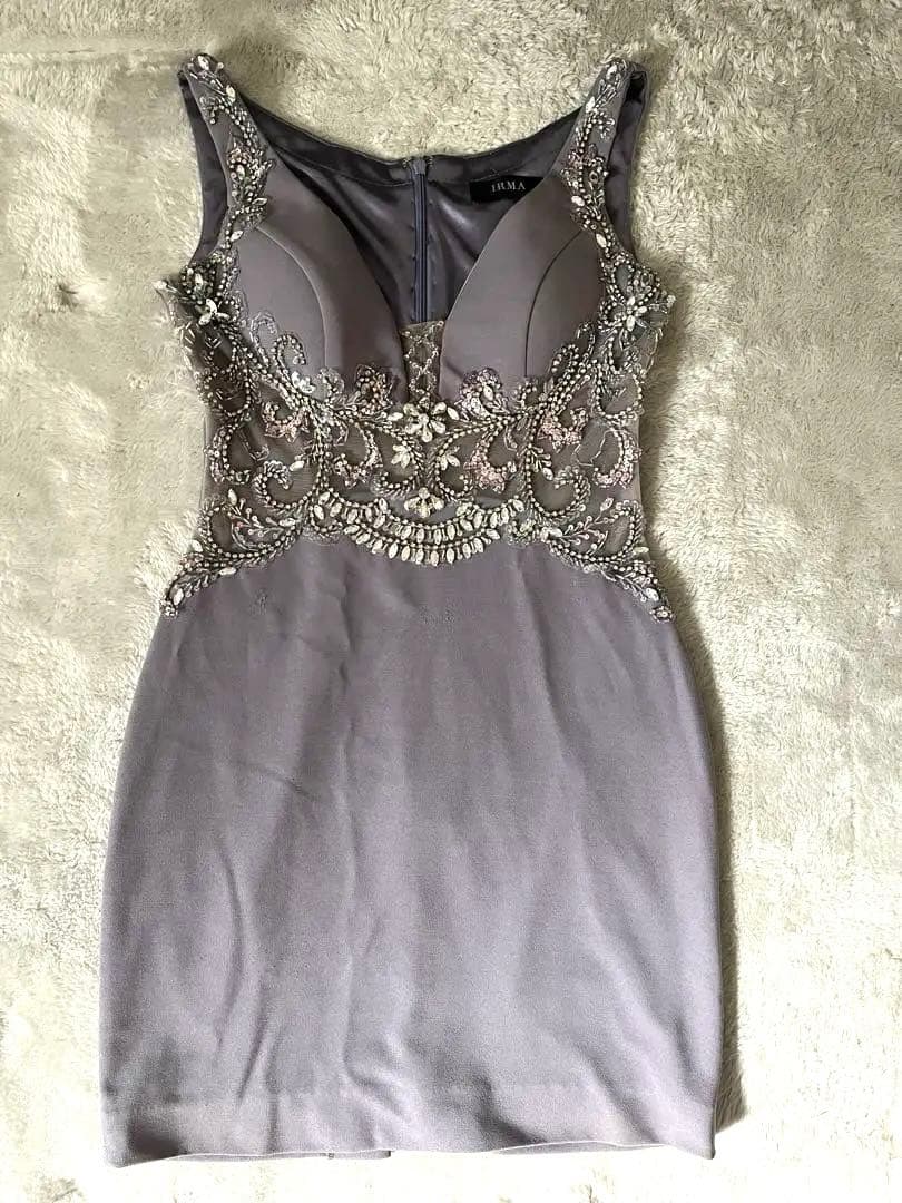 IRMAビーズタイトキャバドレス(定価¥23800)最終値下げ価格❗️早い物勝ち！