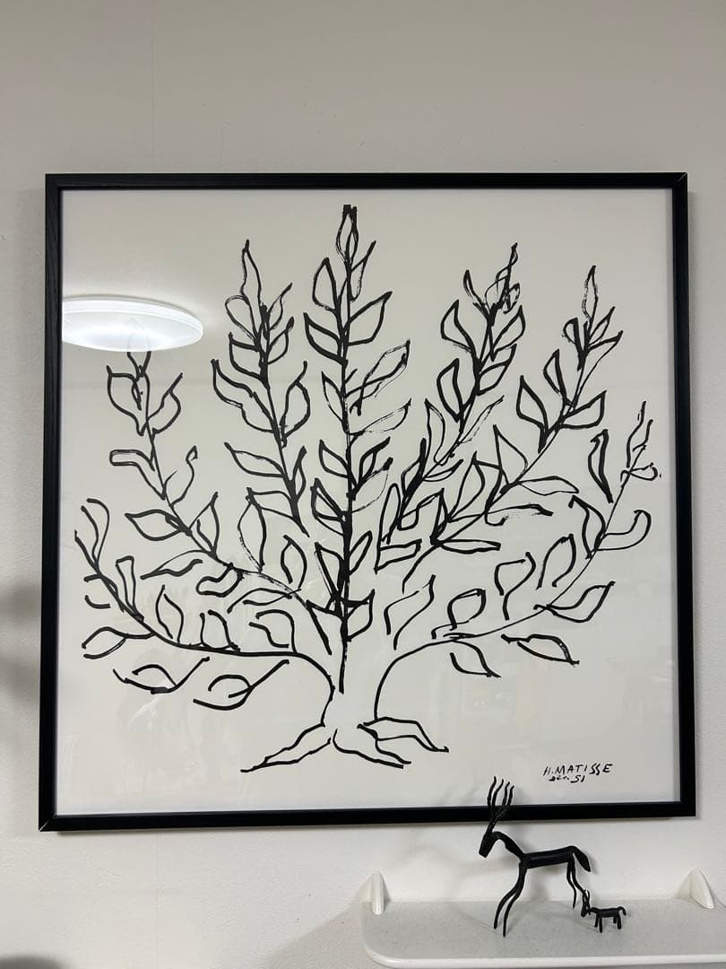 アンリマティス　低木のアートポスター