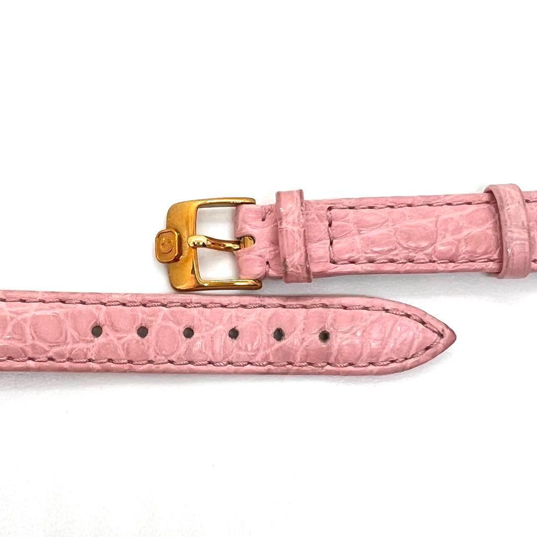キムチ✨ CHOPARD ショパール 替えベルト クロコ ピンク 尾錠