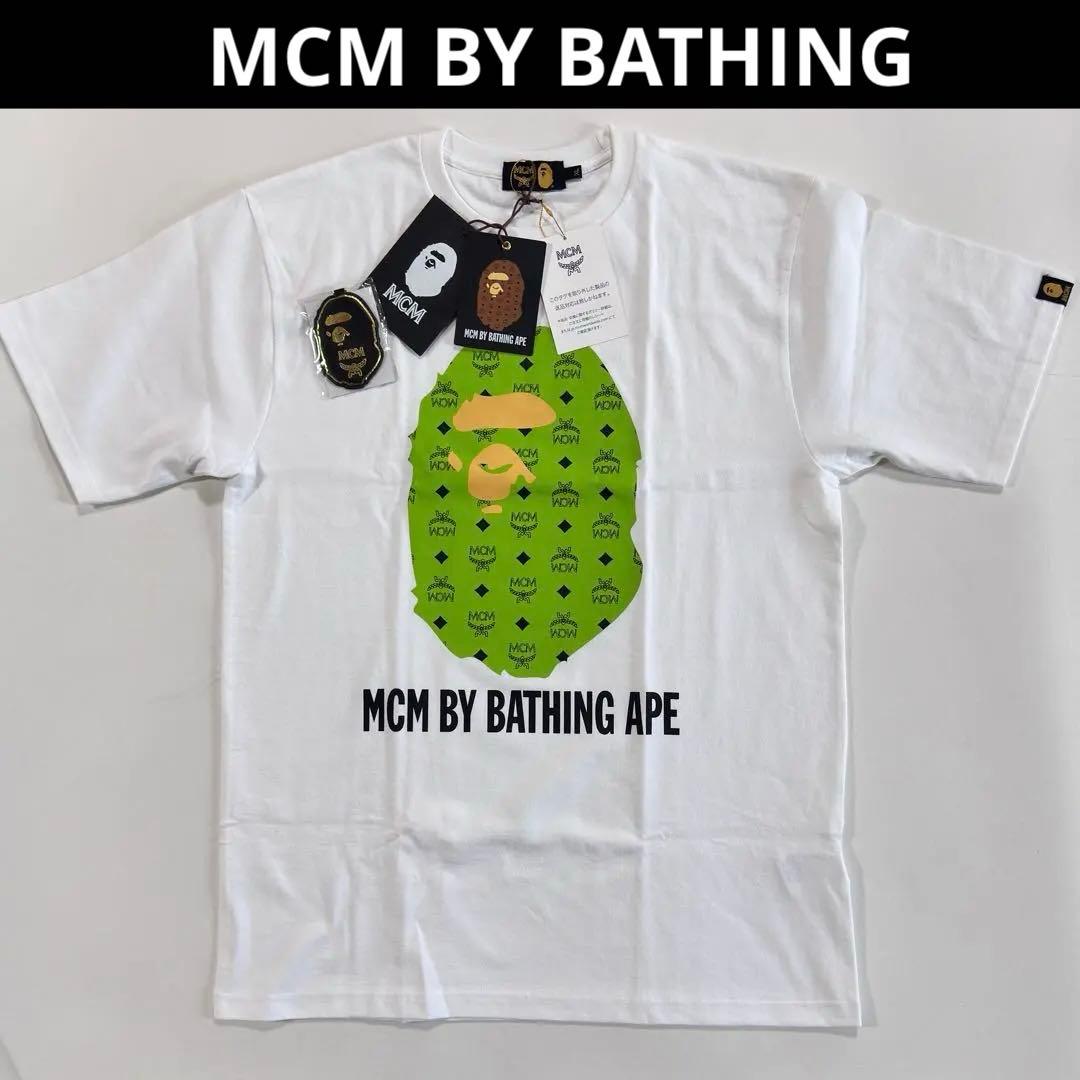 新品 MCM BY BATHING APE ホワイトTシャツphenomenon