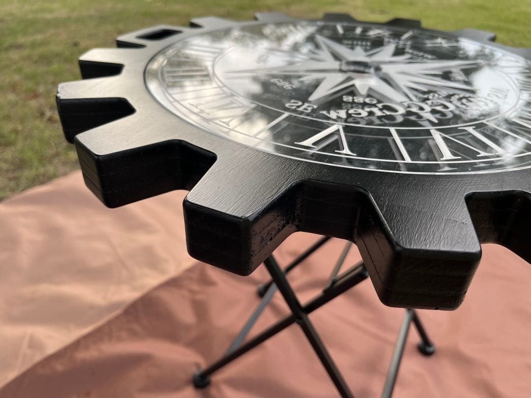 胡麻麦茶！！GGCrewマジックテーブル　鉄脚バージョン　コンパス