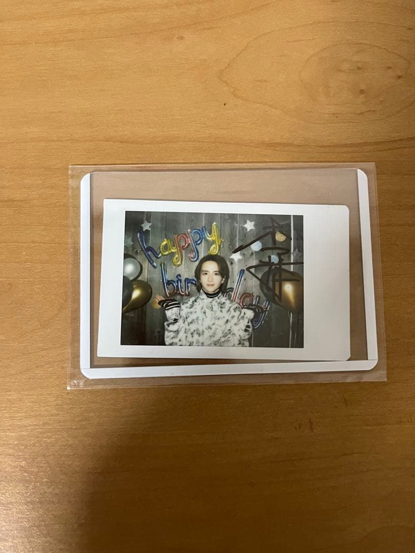 板垣李光人サイン付きチェキ