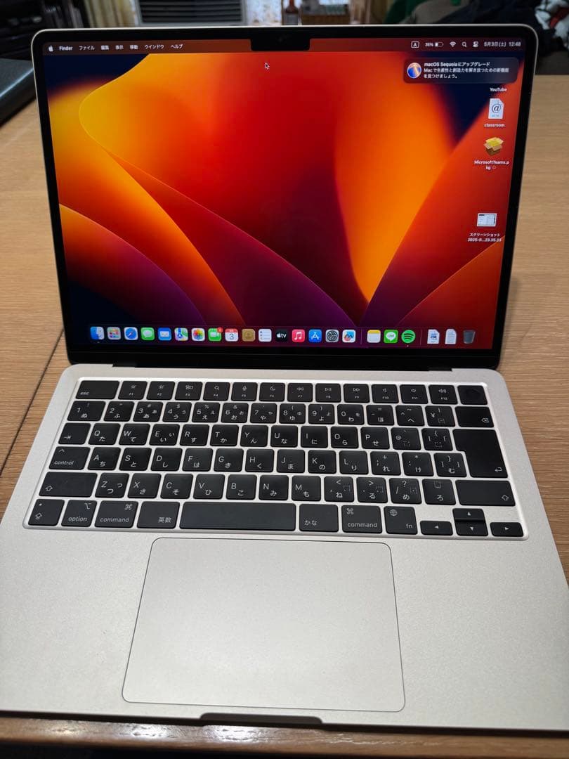 MacBook Air M2 13インチ 本体