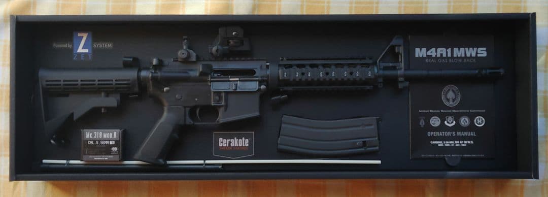 【箱・説明書等付】東京マルイ M4A1 MWS ガスガン　ミリタリー