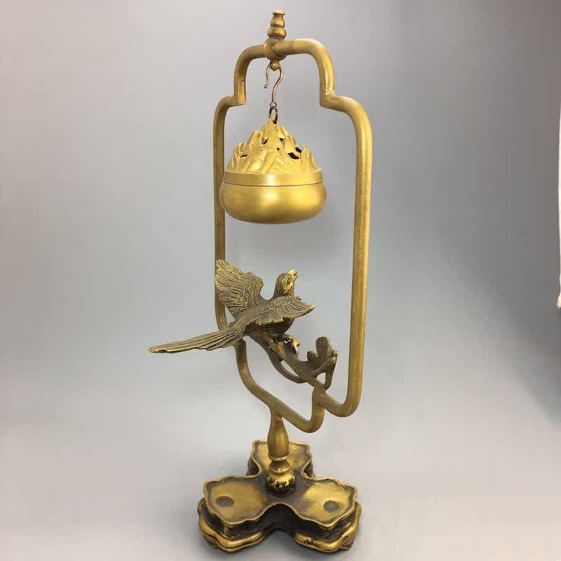 銅製 弔炉 香炉 檀香炉 沈香炉 茶室 事務室 書斎 香道具 装飾品 工芸品置物