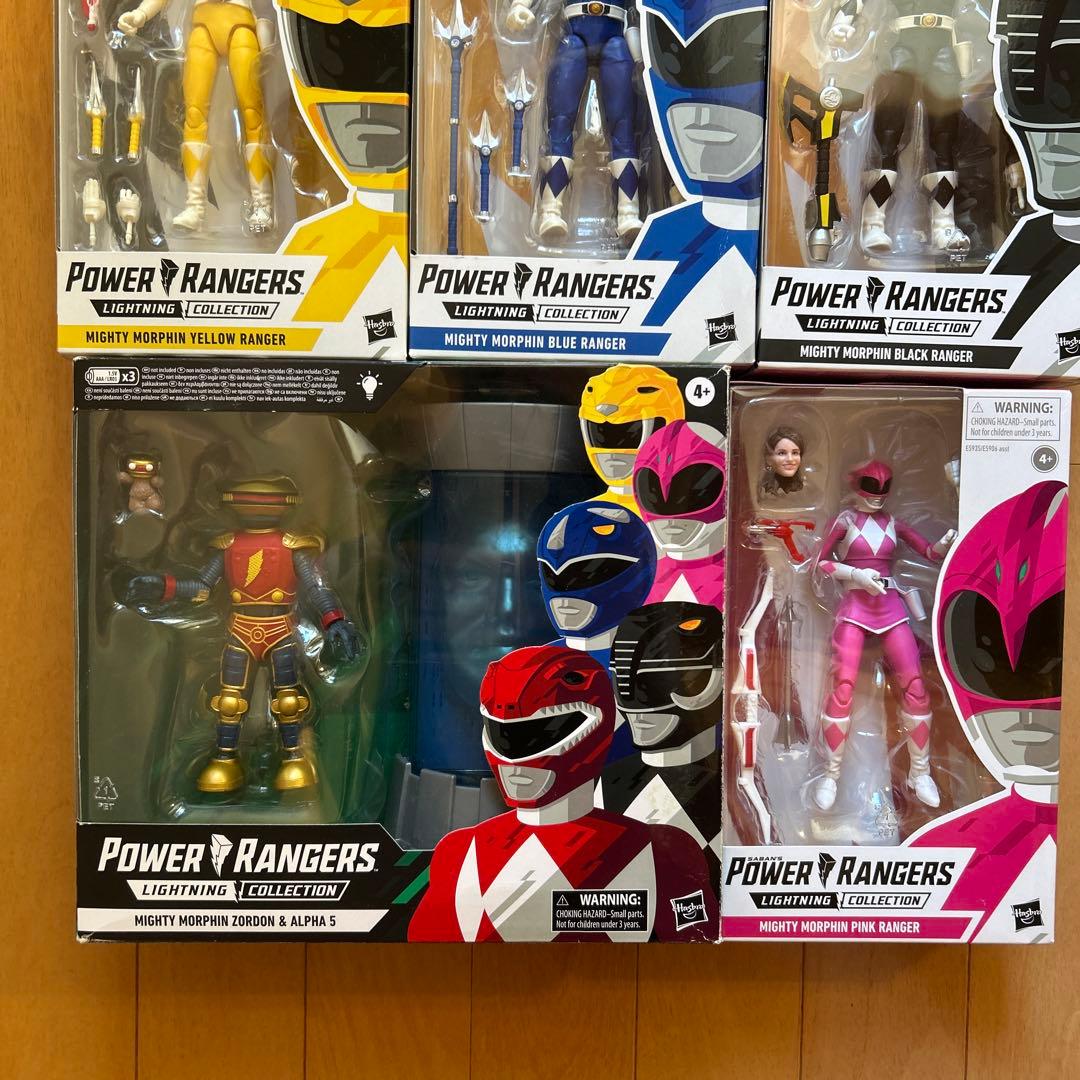 パワーレンジャーライトニングコレクションセット　ハズブロ恐竜戦隊ジュウレンジャー